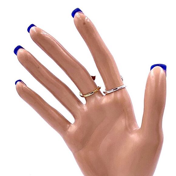 CARNELIAN Silver plated leaf ring adjustable hand crafted - Picture 3 of 3